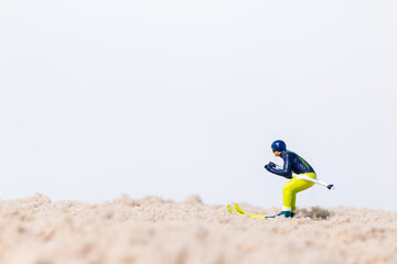 Adventure Concept Using Miniature Figure