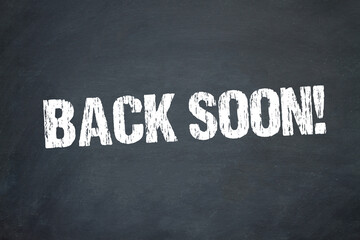 Obraz premium Back soon!