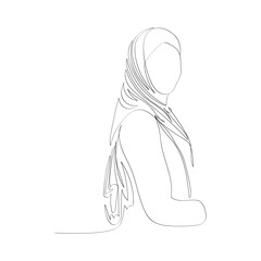 Silhouette of a Strong Woman Breaking Chains: Freedom Concept