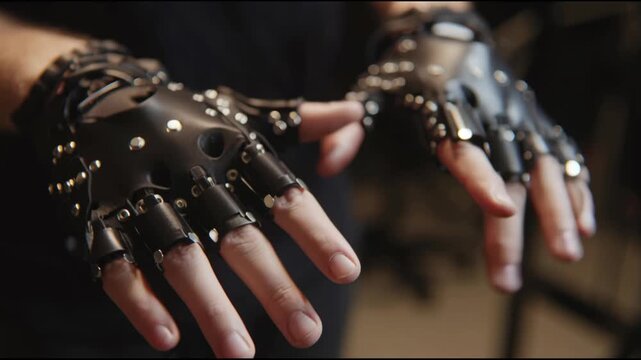 Ai powered wearable glove technology for special education support, innovative assistive device and futuristic innovation for learning enhancement and rehabilitation in modern classroom