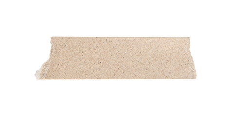 Adhesive paper tape isolated on a white background