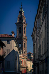 Fototapeta premium Cavallermaggiore, small town in the province of Cuneo.