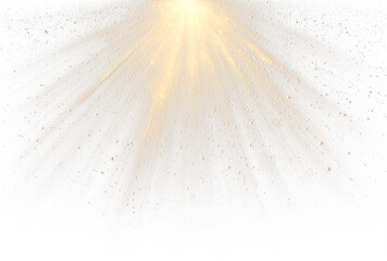 Celestial sparkle with radiant light rays PNG, ideal for glowing star designs, magical backgrounds, sparkling festive overlays, and radiant Christmas artwork