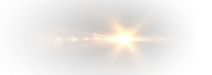 Brilliant beam and flare effect PNG, perfect for glowing overlay backgrounds, sparkling star compositions, magical explosions, and festive holiday illustrations