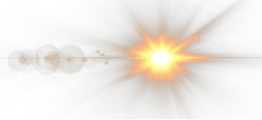 Bright magic star overlay with sparkle PNG