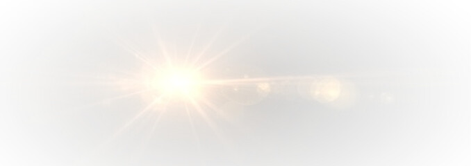 Bright light overlay with magical star sparkle PNG suitable for cosmic digital art, glowing starry backgrounds, lens flare effects, and festive illustration projects