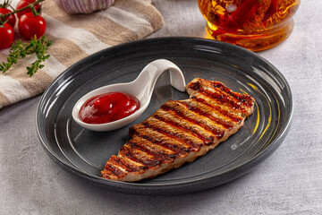 Grilled turkey breast fillet strak