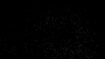 Fototapeta premium Perfect fire particles embers sparks on black background . Texture overlays.