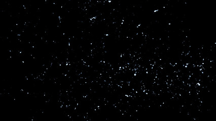 Obraz premium Perfect fire particles embers sparks on black background . Texture overlays.