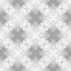 seamless op art creative pattern, ornament, modern linear background, original vector decoration