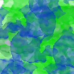 abstract green background with leaves