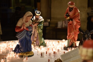 Santons de la cr&egrave;che de No&euml;l