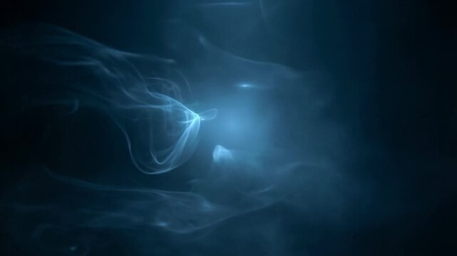 Dark fog slowly drifting across an empty cinematic background creating a mysterious atmospheric mood suitable for emotional visuals and abstract storytelling