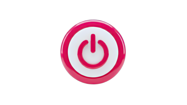 Power Button Icon: On/Off Concept - Powered by Adobe