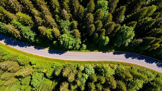AerialViewForestRoad