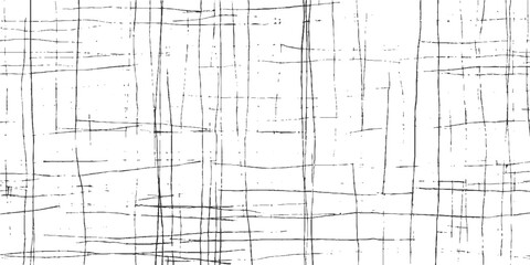 Black and white abstract pattern of irregular intersecting lines and dots background texture
