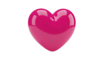 Isolated Heart Shape, a Valentine's Day Concept for Greeting Cards and Design Elements