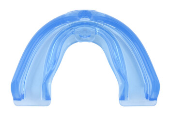 Pre Orthodontic silicone trainer correction of maxillary anomalies for children. To correct the bite of teeth isolated on a transparent background. Full depth of field. PNG.