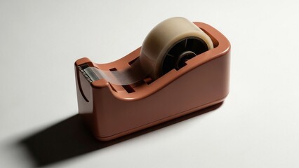 Brown Plastic Tape Dispenser