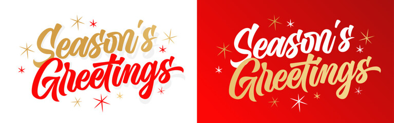 Obraz premium Season's Greetings