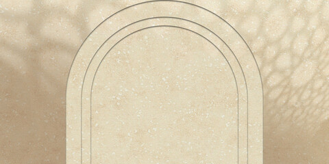 Abstract Arabesque shadow background with traditional ornaments, Islamic ramadan design.