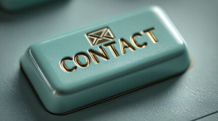 Contact us email button on computer keyboard