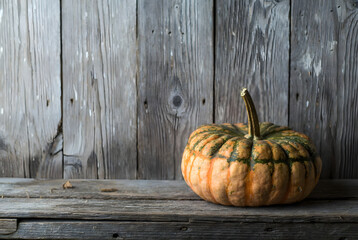 pumpkin on wooden background