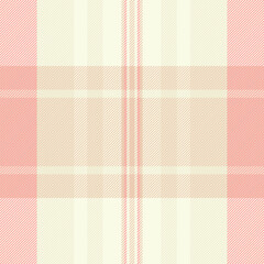 Classic plaid pattern with soft pink and cream hues, ideal for backgrounds or textiles. Evokes warmth  comfort, suitable for design  seasonal themes.
