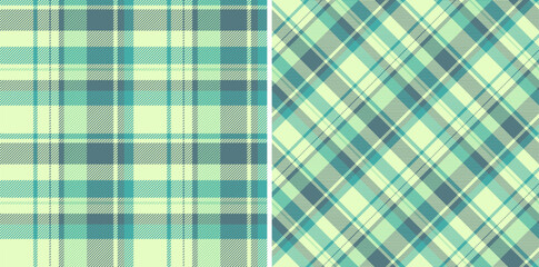 Plaid background vector of textile check seamless with a texture fabric tartan pattern. Set in cold colors for latest fashion trends.