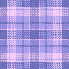 Bedroom background check textile, ceremony tartan vector plaid. Neat pattern seamless fabric texture in light and blue colors.