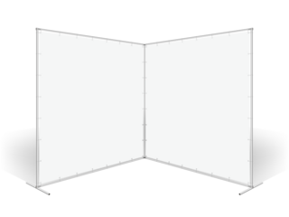 Banner Stand Wall, Press Wall. Photo zone. Blank branding banner for advertising or branding mock up.