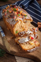 Christmas fruit cake.