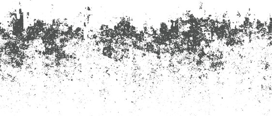 Dark grey distressed texture pattern on white background grunge abstract black border broken