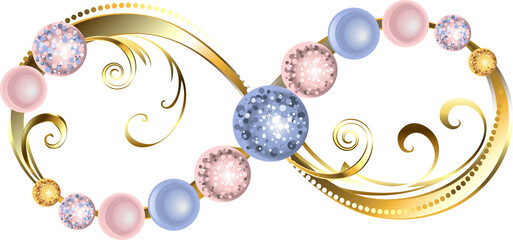 Symbol Infinity of Fashion Beads