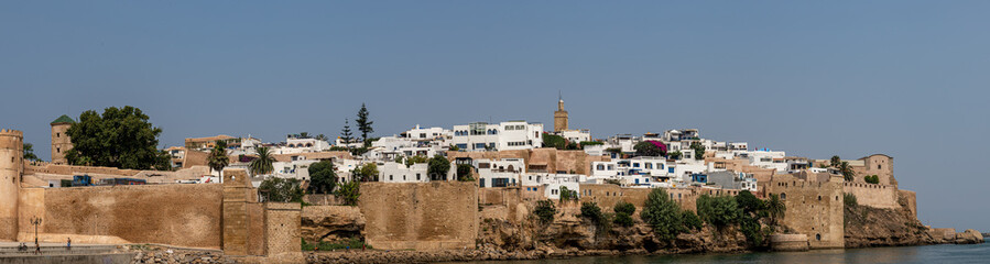 Obraz premium Morocco - Rabat - UNESCO World Heritage - View of the ancient Kasbah and the boundary walls