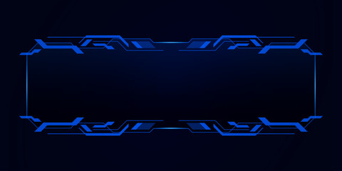 Sci fi futuristic user interface, HUD template frame design, Technology abstract background