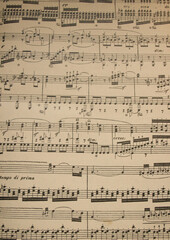 old music sheet