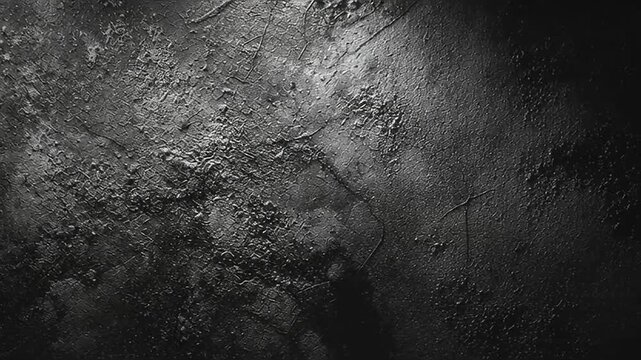 Dark and Grungy Concrete Wall Texture Video Background.