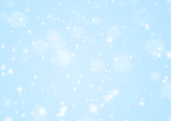 Fototapeta premium Snow confetti png realistic fall