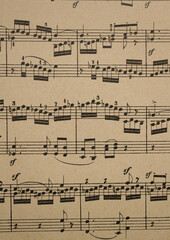 old music sheet