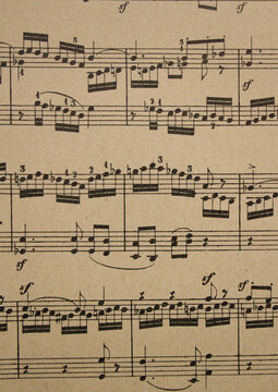 old music sheet