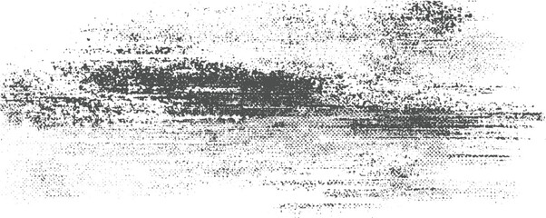Dark gray textured grunge overlay on white background with scattered dots and lines distressed