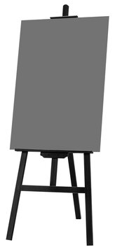 Black wooden drawing board