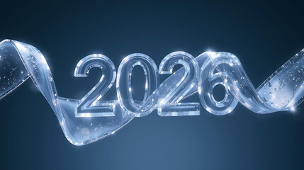 Silver 2026 with Ribbon