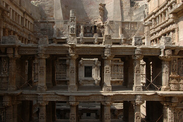the facade of the temple