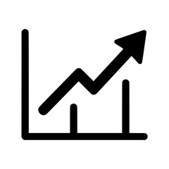 Success and Analytics Concept Rising Chart Illustration