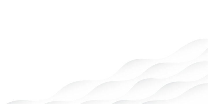 Abstract white and light gray wave modern soft luxury texture with smooth and clean vector. abstract wavy background. white background.