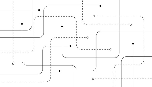 Abstract background with technology circuit board texture. Modern electronic motherboard texture. Creative idea for internet technology. Tech concept for header, web banner, website, presentation.