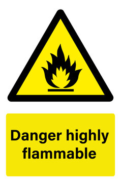 Danger highly flammable