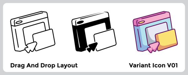 drag and drop layout